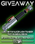 Win a Luke Skywalker Lightsaber Life-Size Prop Replica from Speculative Fiction Collectibles