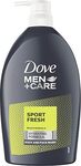 Dove Men Body Wash Sport Fresh, 1L $8.50 ($7.65 S&S) + Delivery ($0 with Prime/ $59 Spend) @ Amazon AU