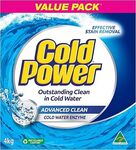 Cold Power Advanced Clean, Powder Laundry Detergent, 4kg $21 ($18.90 S&S) + Delivery ($0 with Prime/ $59 Spend) @ Amazon AU