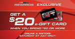 Spend $60 or More in 1 Transaction and Receive a $20 e-Gift Card (Free Repco Rewards Membership Required) @ Repco