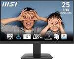 MSI Pro MP253 24.5" IPS 100Hz FHD Monitor $101 Delivered @ Amazon AU ($99 + Shipping / C&C + Surcharge @ 10 Other Stores)