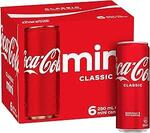 Coca-Cola / Zero / Diet / Fanta / Sprite Mini Can 6x 250ml $4.82 ($4.34 S&S) + Delivery ($0 with Prime/ $59 Spend) @ Amazon AU