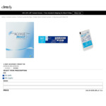 Acuvue Moist 1-Day 90 packs $66.95 Delivered @ Clearly