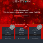 50% off 6 Month Usenet Subscriptions €14.88 (~A$24.12) and 1TB Blocks €15 (~A$24.32) @ Usenet.Farm