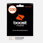 Boost Mobile $230 12-Month Prepaid SIM with 160GB Data for $184 Delivered @ Simonline