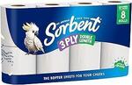 Sorbent 3PLY Double Length Toilet Paper - 8 Pack $7.99 ($7.19 Sub & Save) + Delivery ($0 with Prime/ $59 Spend) @ Amazon AU