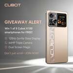 Win 1 of 5 Cubot X100 Smartphones from Cubot