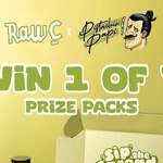 Win 1 of 7 Prize Packs from Raw C x Pistachio Papi