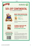 50% off Continental Products @Woolworths