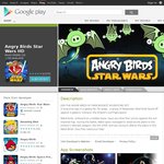 iOS and Android - Angry Birds Star Wars and Space HD, Amazing Alex HD - $0.99 (Normally $2.99)