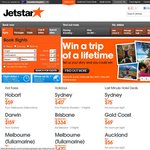 Jetstar 10c One Way Flights (Friday Frenzy) 4pm-8pm AEST [VIC, NSW, QLD, TAS, SA]