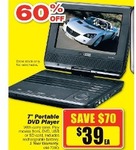 7" Portable DVD Player $39, Pro-Lift Vehicle Servicing Kit $68 @ Repco Starts 30th May