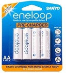 4x Sanyo Eneloop Rechargeable AA Batteries $9.95 (Free Shipping!) @COTD