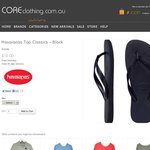 $12 Havaianas Top Classics - Black  SOLD OUT in BLACK