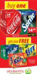 Buy a 18 pack Coke and get a 12 pack Sprite, Fanta or Lift for free for $14.98