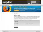 Free 1 Year Pingdom Subscription for Firefox Users
