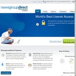 Newsgroup Direct Happy Hour Sale - US $65 for 2 TB or US $20 for 500 GB - New Share Blocks!