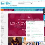 SurfStitch Extra 25% off Outlet When You Spend $60 or More