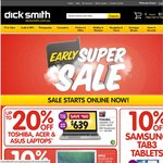 Dick Smith Early Super Sale - Sale Starts Online Now