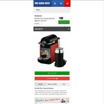 Nespresso Breville Pixie $189 ($129 after Cash Back) at The Good Guys