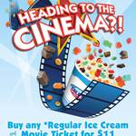 Movie Tickets to Event Cinemas for $11 with Purchase of Regular Ice Cream with Two Mix-Ins @ Cold Rock Chermside [QLD]