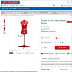 Singer S150 Red Dressmakers Model $99 + $8.99 Shipping $107.99 Shipped @ Spotlight