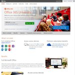 Office 365 University with 1TB OneDrive Storage. $99 for 4 Years ($2.06/Month)