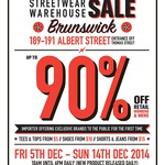 Streetwear Warehouse Sale @ Insiteful - Up to 90% OFF Retail // Womens & Mens - Brunswick VIC