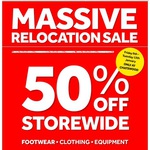 50% off Storewide at Rebel Sport Chatswood (NSW)