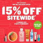 The Body Shop 15% off Store/Sitewide