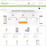 iHerb Free Australia Post Shipping on Orders over $40USD + 20% off Real Techniques