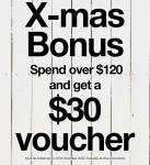 Jetty Surf XMAS Sale: Buy $120 Goods and Get $30 Voucher
