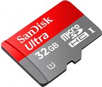 SanDisk Ultra 32GB Micro SD Memory Card $24 + $5.95 Postage (or Pick up) @ Harvey Norman