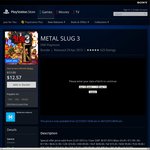 [PS4/PS3/PS Vita] Metal Slug 3 - $5.39 @ AU PlayStation Store (PS+ Required)