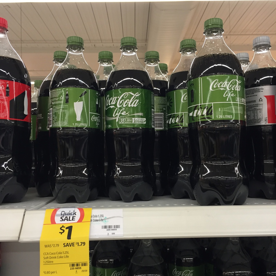 Coke Life 1.25l $1 @ Coles Carindale QLD - OzBargain