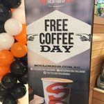 Free Cup of Coffee @ Soul Origin Town Hall Station, NSW (Opposite Bread Top Close to TGV)