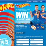 Win 1 of 500 Footy Packs Worth a Total of $25,475 [Purchase Hot Wheels Toy]