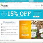 25% off Orders over $100 or 30% off Orders over $120 (USD) @ Vitacost