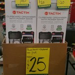 $25 Tactix Clipboard, 10000mAh Powerbank, 8GB Flash Drive @ Bunnings Warehouse