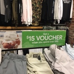 Spend $50 & Get $15 Voucher @ Cotton on