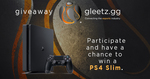 Win a Sony Playstation 4 Slim Console from Gleetz.gg
