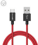 BlitzWolf USB Type-C Braided Charging Data Cable with Magic Tape Strap, USD $2.99 | AU $3.93 Shipped Banggood