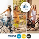 Win a Classique Retro Bike in Blue, Yellow or Black, Worth $449 from Progear Bicycles