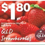 [QLD] Queensland Strawberries 250gm $1.80 @ Woolworths 2/8