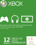 [XBL] 12 + 3 Months Xbox Live Gold Membership for $67.44 with FB 5% Code @ CD Keys