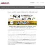 Win a Hunter Valley Weekend for 4 Worth $5,932 from Australian Wine Selectors