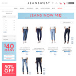 Selected Jeans $40 C&C or +Delivery @ Jeanswest