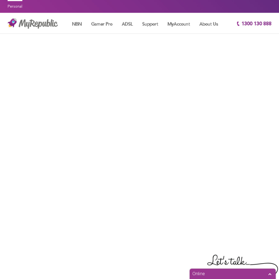 MyRepublic NBN 100/40 SuperFast Unlimited Plan for 69.99 Per Month + 1 WiFi Modem (12 Mth
