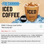 Free Iced Coffee and Coffee Melt (Normally $2) @ 7-Eleven (Fuel App Required)