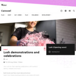 [WA] Lush: Free Bath Bomb and (First 10 Customers) 'relax More' Gift Valued at $124.95 @ Lush Carousel Westfield + More Freebies